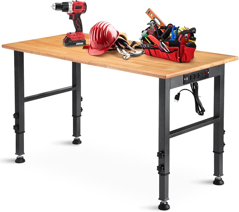 OLBRUS 48P 48-inch power workbench with rubber pads