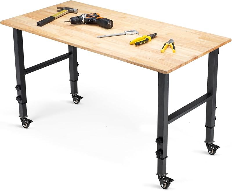OLBRUS 48NW 48-inch workbench with metal wheels