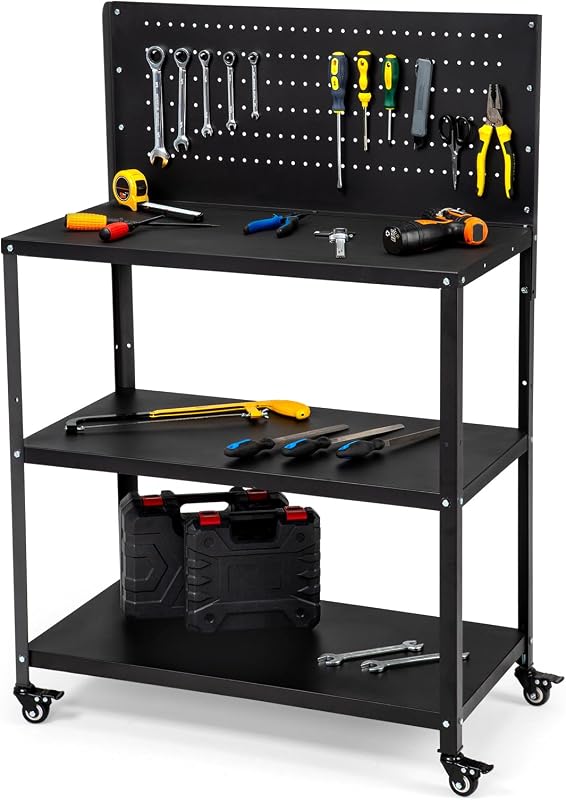 OLBRUS Peg50 pegboard garage workbench
