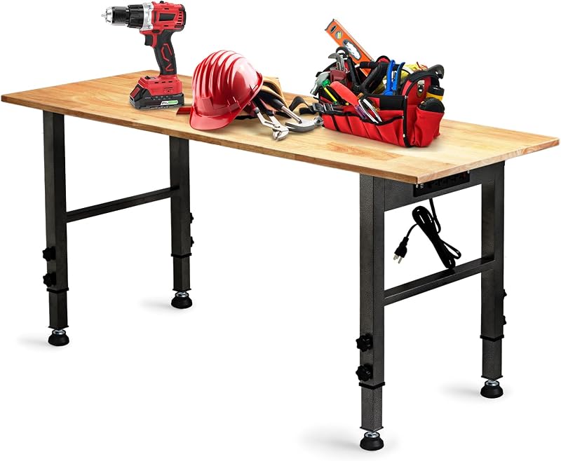 OLBRUS 54P 54.3-inch power workbench with rubber pads
