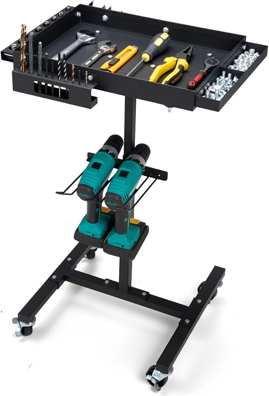 OLBRUS Drill adjustable rolling tool cart